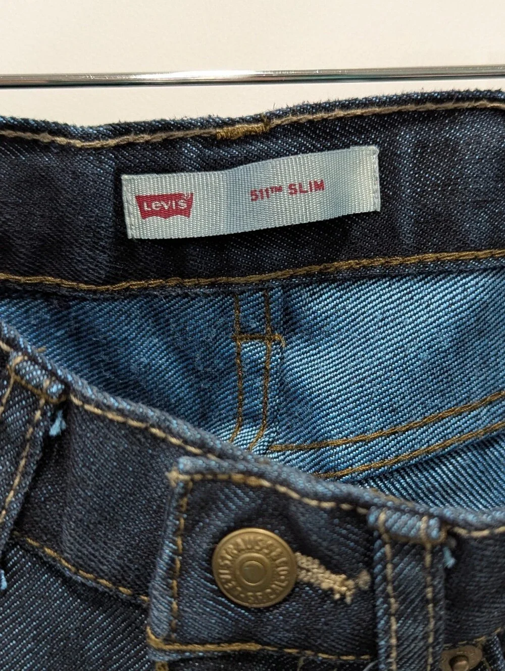 Levi's Kids 511 Slim Jeans Denim Dark Wash Pants Toddler Little Boy Size 3 3T